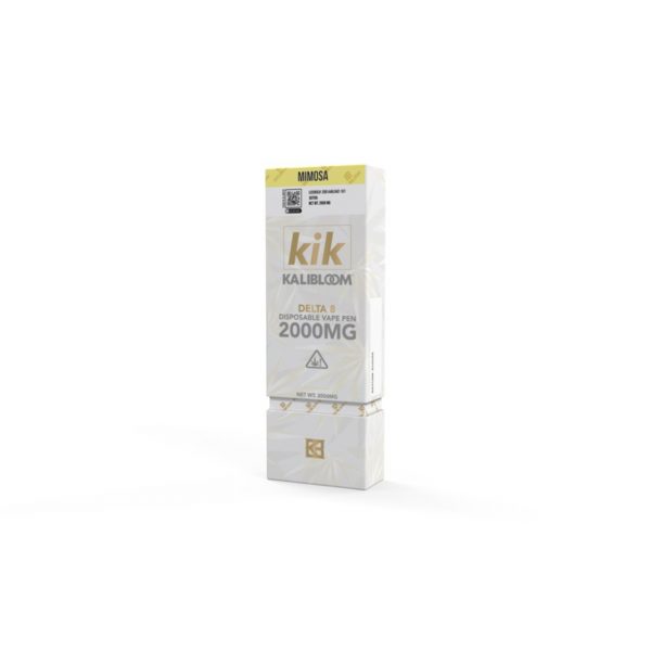 Kik 2G Delta-8 Disposable Vape. Flavor: Mimosa
