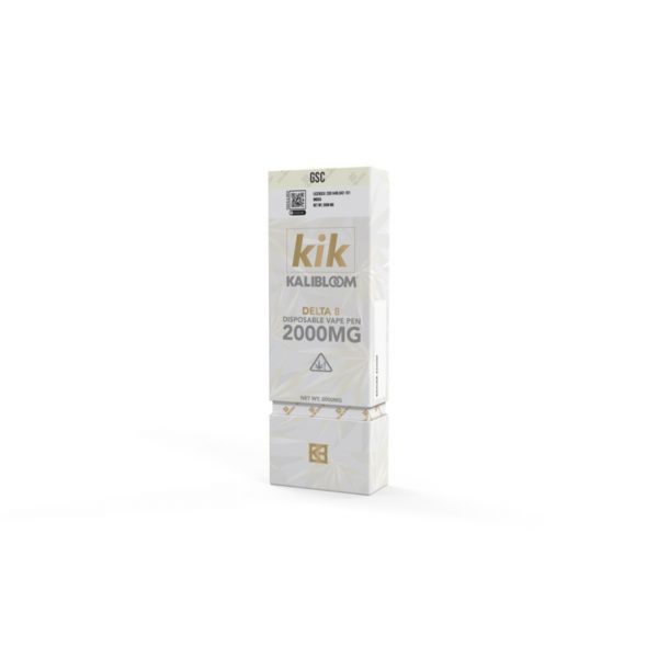 Kik 2G Delta-8 Disposable Vape. Flavor: GSC