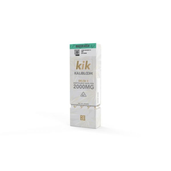 Kik 2G Delta-8 Disposable Vape. Flavor: Master Kush