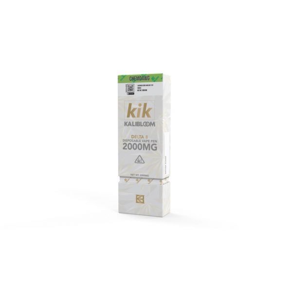 Kik 2G Delta-8 Disposable Vape. Flavor: Chemdawg