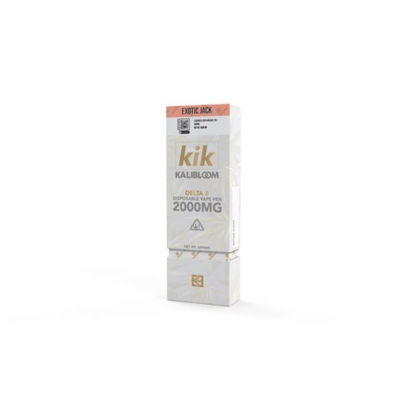 Kik 2G Delta-8 Disposable Vape. Flavor: Exotic Jack