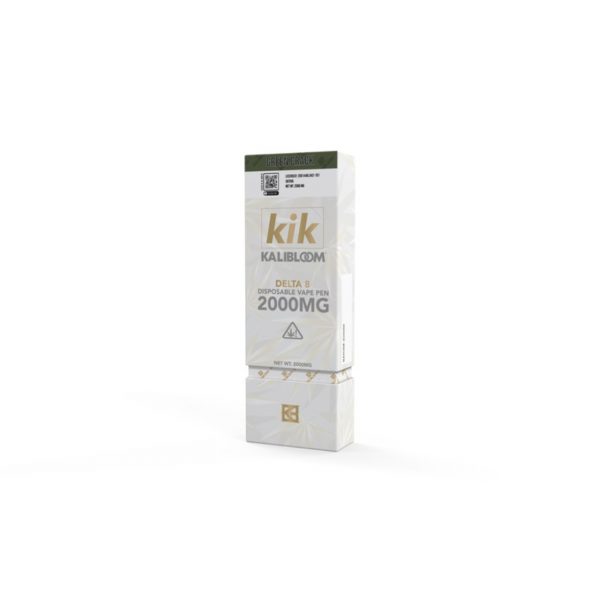 Kik 2G Delta-8 Disposable Vape. Flavor: Green Crack