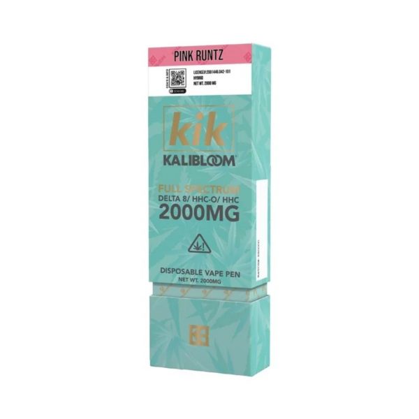 KIK 2G Full Spectrum Disposable. Flavor: Pink Runtz