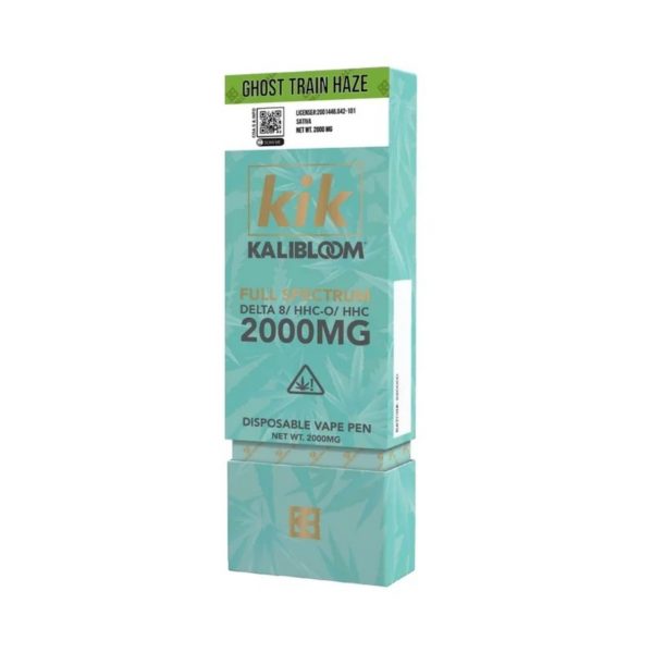 KIK 2G Full Spectrum Disposable. Flavor: Ghost Train Haze