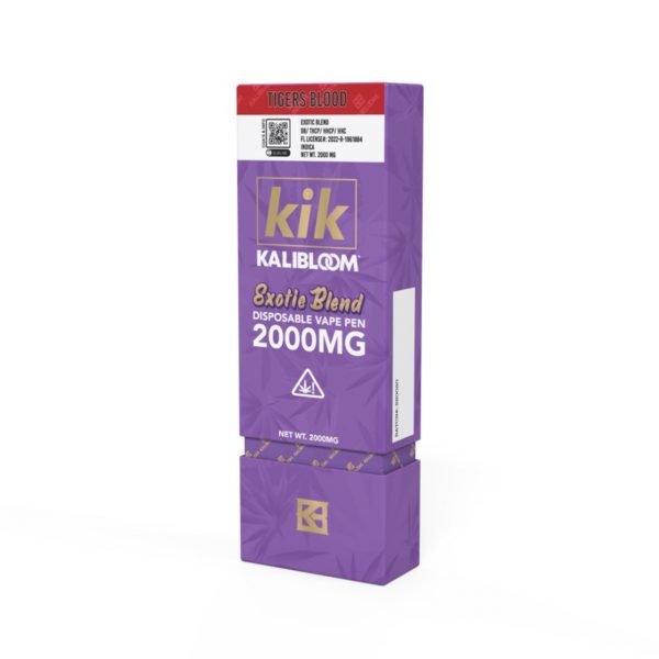 KIK 2g Exotic Blend Disposable Vape. Flavor: Tigers Blood
