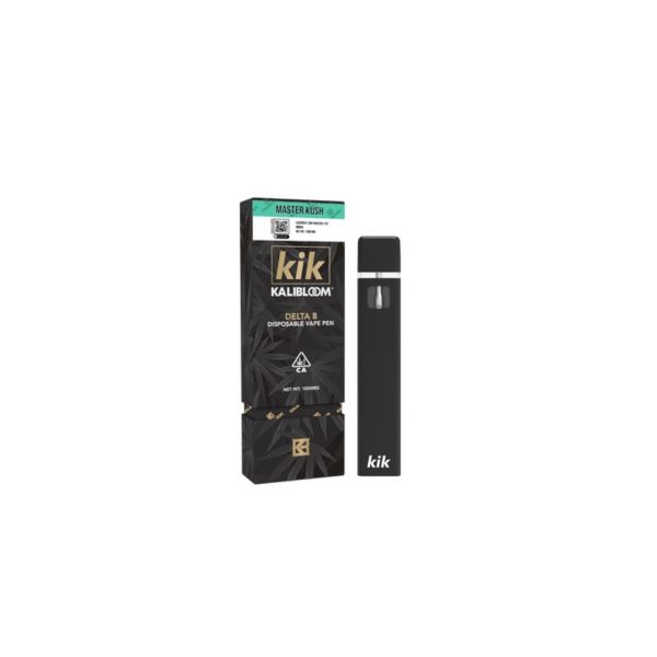 Kik Delta 8 Disposable Vape 1gm. Flavor: Master Kush