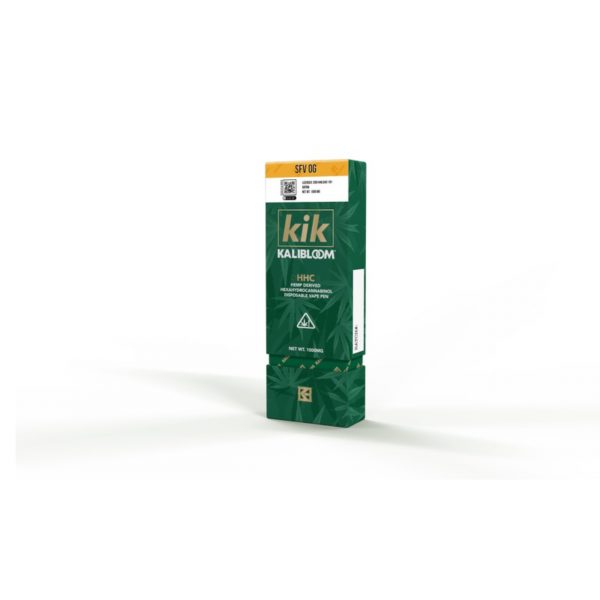 KIK HHC Disposable Vape (1gm). Flavor: SFV OG