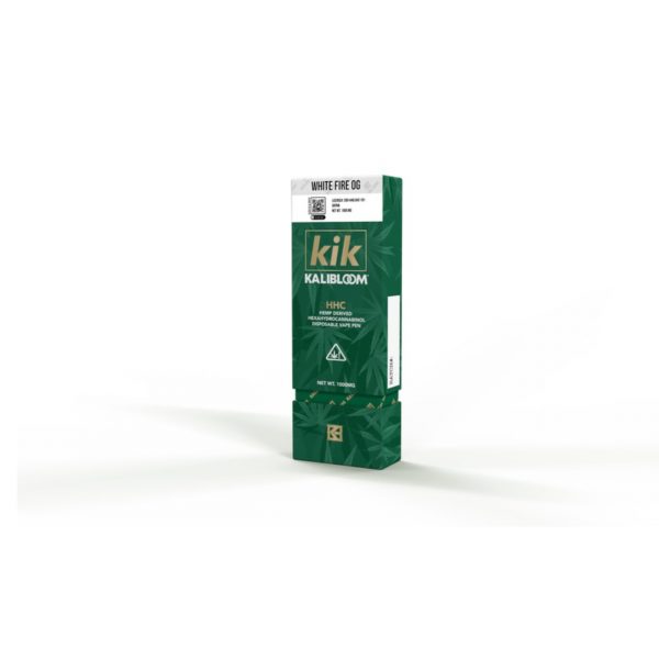 KIK HHC Disposable Vape (1gm). Flavor: White Fire OG